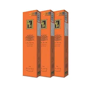 Zed Black LA RIVA Incense Sticks The Elite Collection Pack of 3 Agarbatti Stick Natural Fragrance for Puja, Meditation, Refreshing Ambience - Free 1 N MatchBox Inside