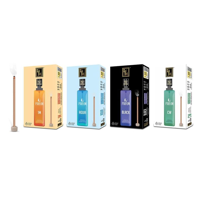 Zed Black Parfum Fragrance Bamboo Less Dhoop Sticks