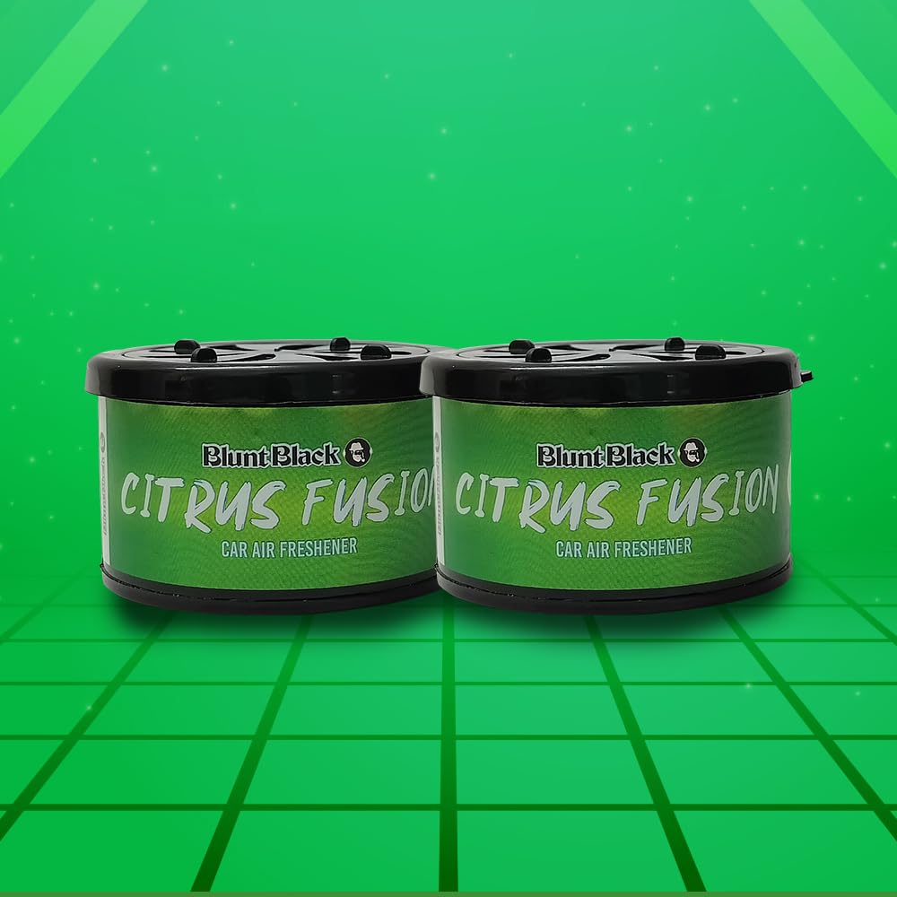 Zed Black Car Air Freshener Blunt Black | Car Perfumes | Dashboard Car Freshener | Luxury Fragrance For Car, Home, Office Interior | Long Lasting Car Perfume - Pack Of 2 U