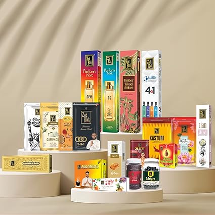 Box of Happiness contains Zed Black Incense Sticks Kit, Agarbatti, Dhoop Cones, Dhoop Sticks, Long Lasting Burning Sambrani Cups, Guggal Cups for auspicious festival gifts (Combo consists of the 19 items )