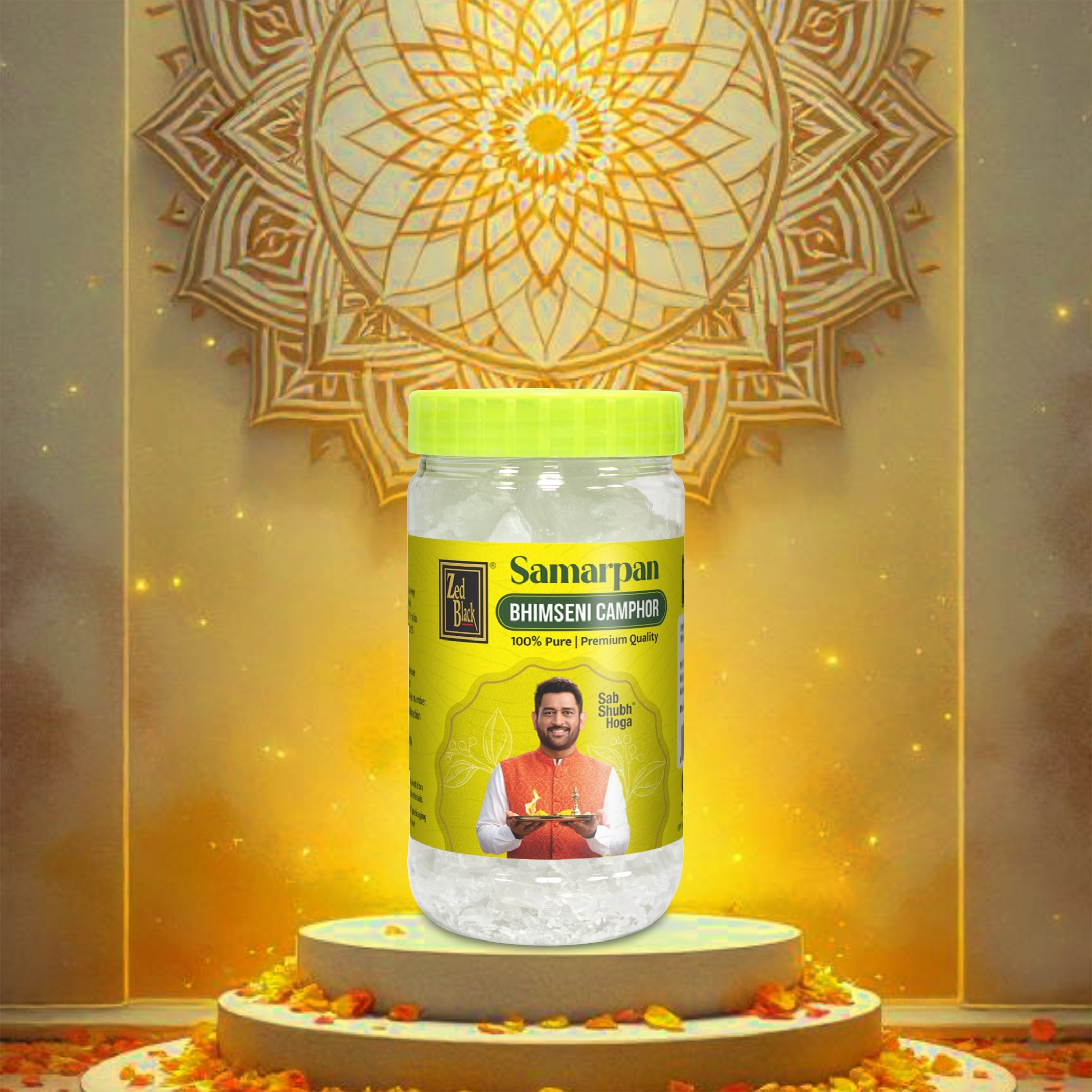 Zed Black Pure & Natural Bhimseni Camphor 100 g