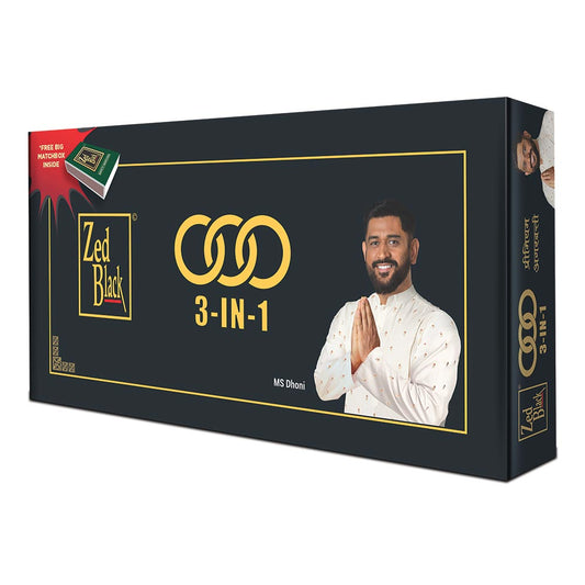 Zed Black 3in1 Gift Box - Monthly Pack of Agarbatti / Incense Sticks