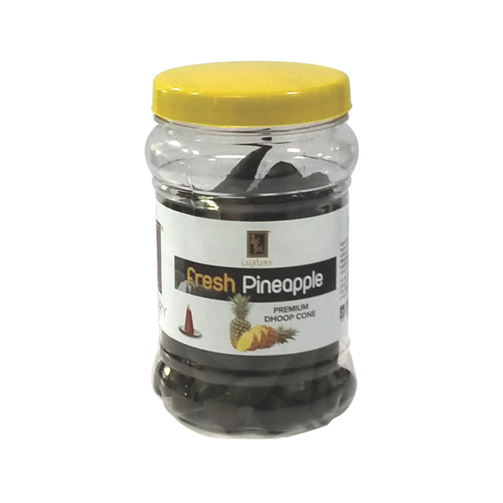 Fresh Pineapple - Dhoop Cone Jar - Monthly Pack