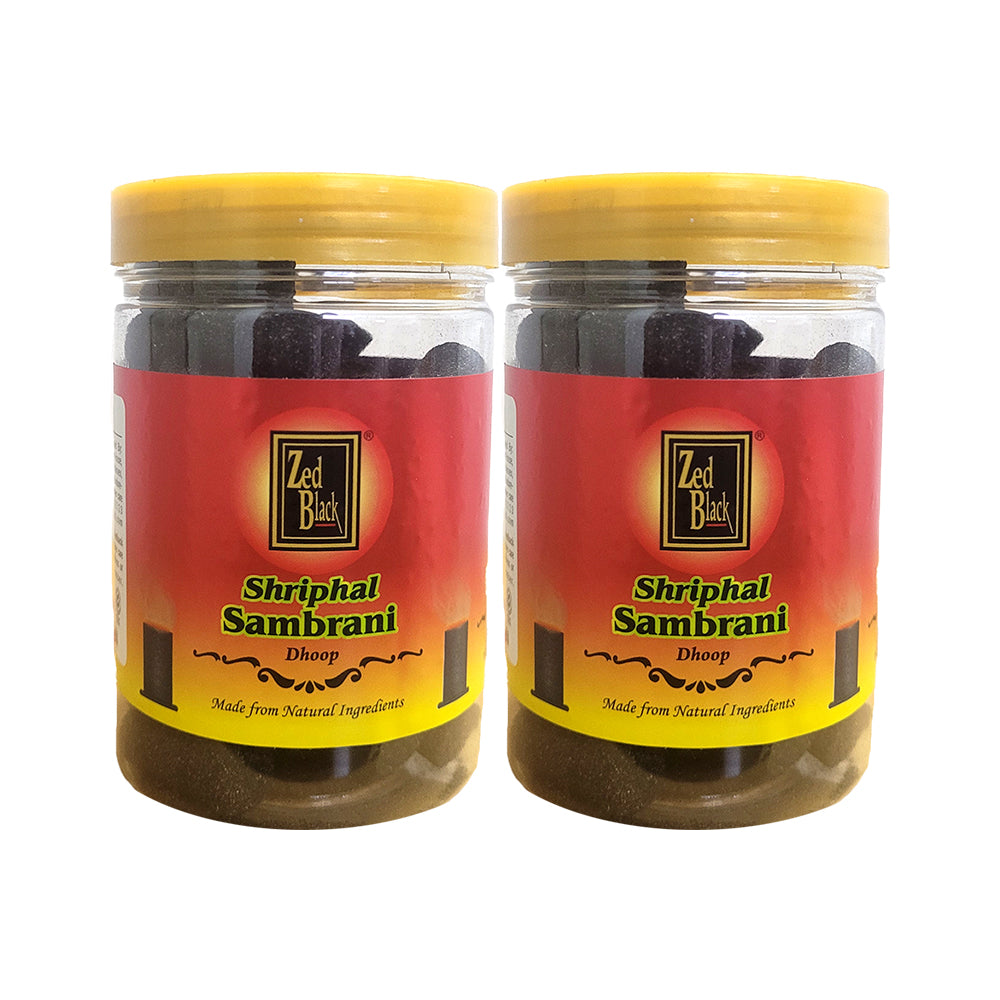 Zed Black Shriphal Sambrani Dhoop Sticks , Made from Natural Ingredients - Combo Dhoop Sticks - Pack of 2