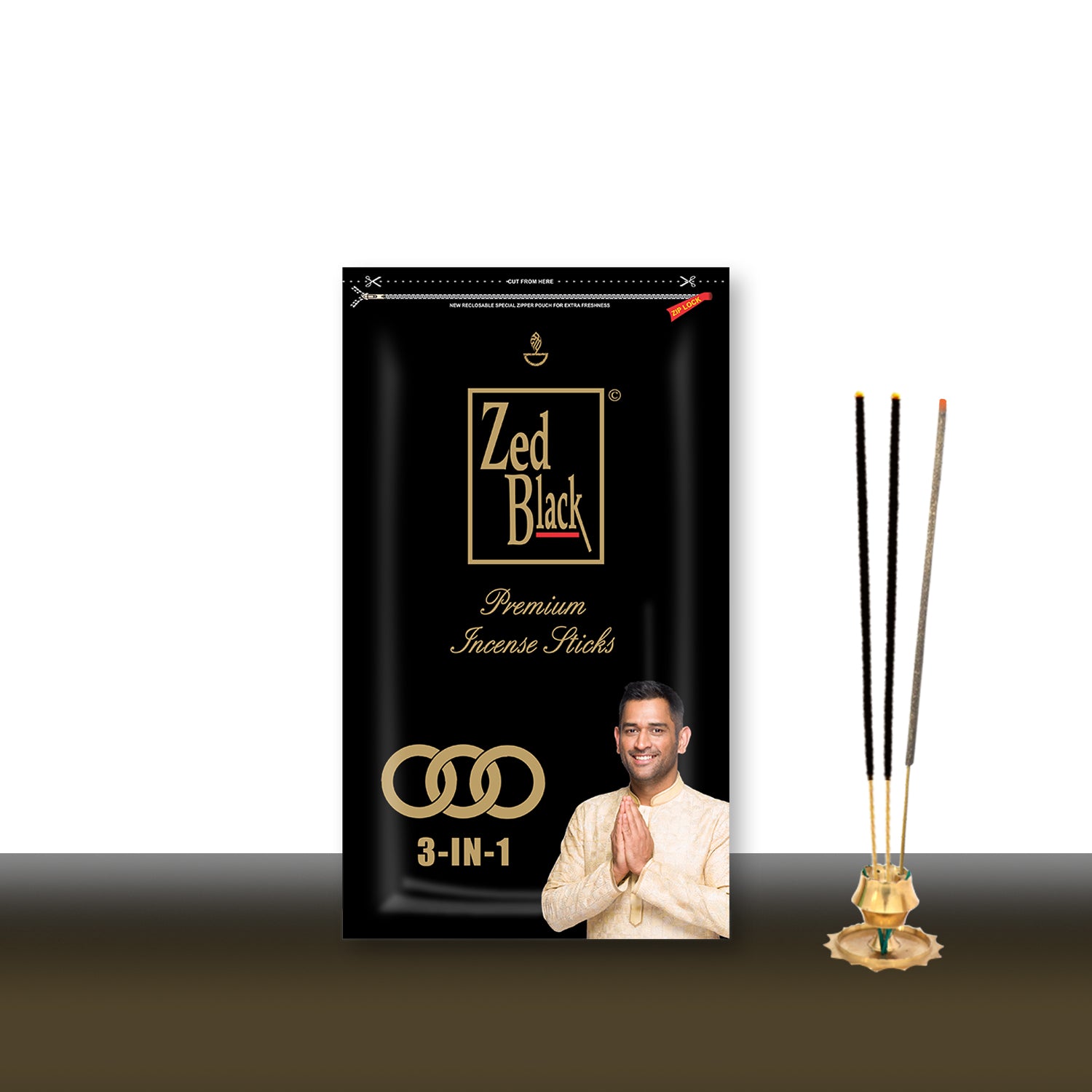 ZB 3in1 Premium Agarbatti / Incense Sticks