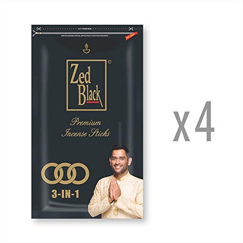 ZB 3in1 Premium Agarbatti / Incense Sticks - Pack of 4