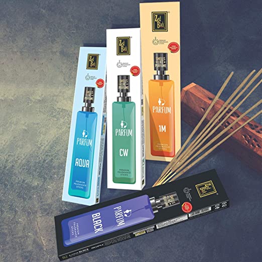 Zed Black Parfum Premium Fragrance Agarbatti / Incense Sticks (Pack of 4) Suitable for Everyday Use – Alluring Fragrance Sticks