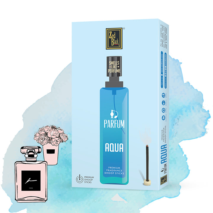 Parfum Aqua  Dhoop Sticks (Bambooless)