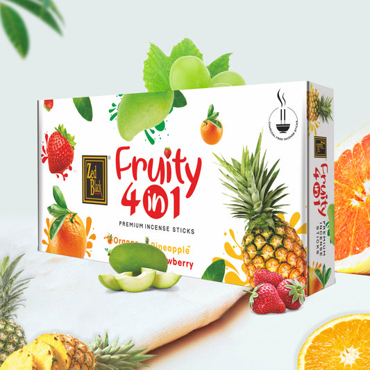Fruity 4in1 Agarbatti / Incense Sticks Gift Box Monthly Pack