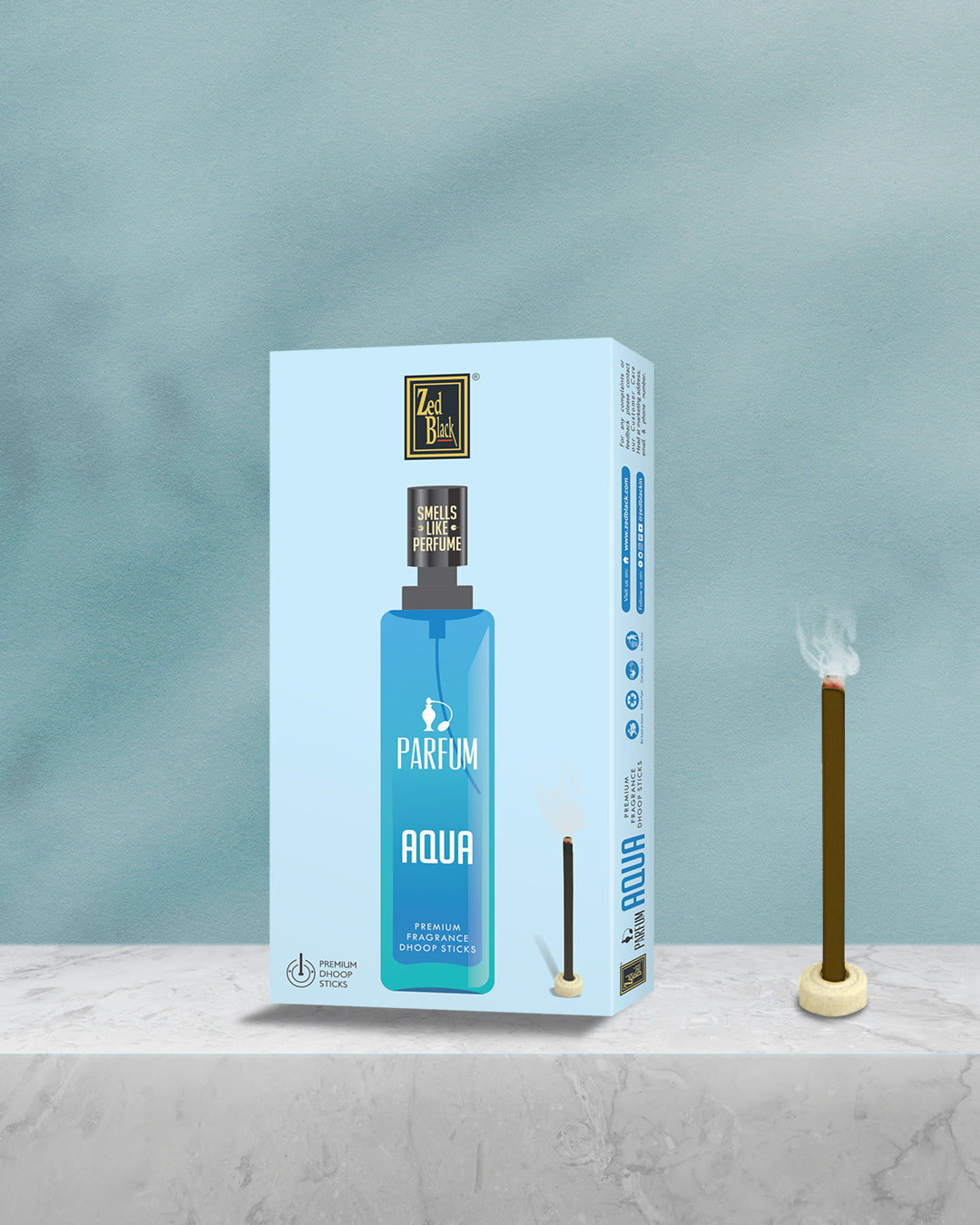 Parfum Aqua  Dhoop Sticks (Bambooless)