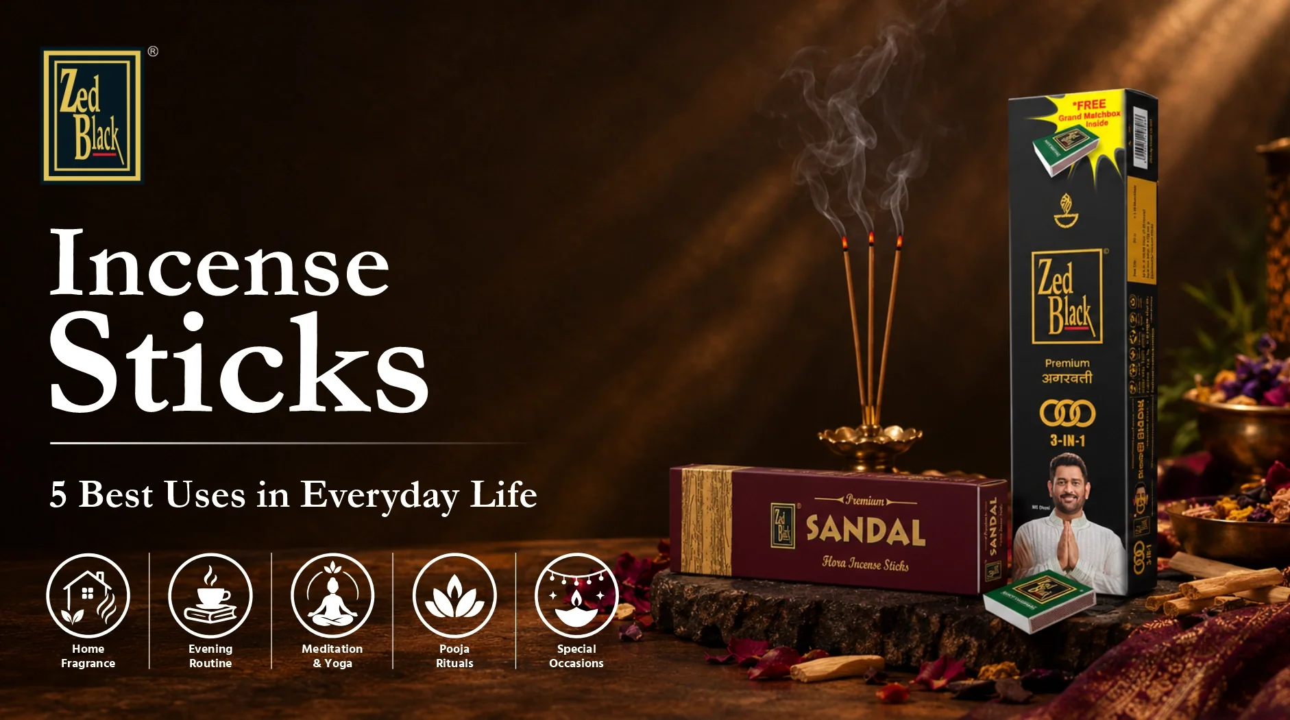 Incense Sticks: 5 Best Uses in Everyday Life | Zed Black
