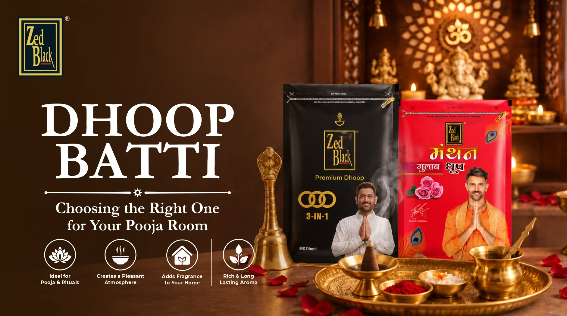 How to Choose the Right Dhoop Batti for Your Pooja Room