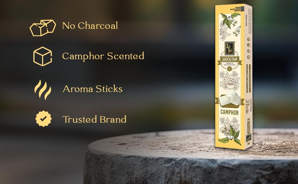 Zed Black Aarogyam Camphor Incense Sticks Kapoor Incense Stick