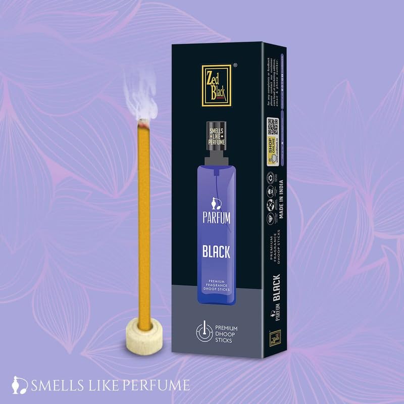 Zed Black Parfum Premium Fragrance Dhoop Sticks