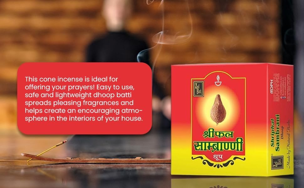 Zed Black Shriphal Sambrani Dhoop  Sticks