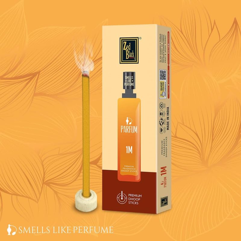 Zed Black Parfum Premium Fragrance Dhoop Sticks