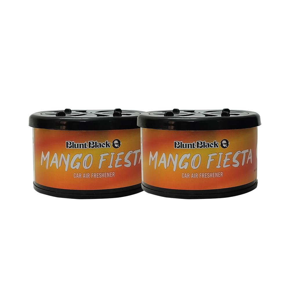 Zed Black Car Air Freshener Blunt Black | Car Perfumes | Dashboard Car Freshener | Luxury Fragrance For Car, Home, Office Interior | Long Lasting Car Perfume - Pack Of 2 U