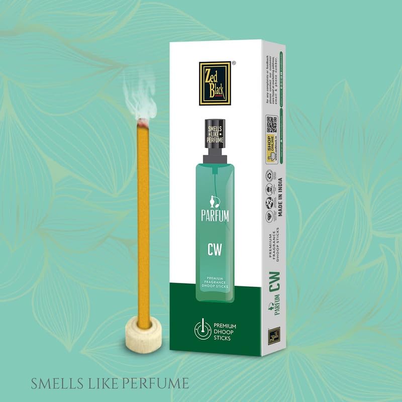 Zed Black Parfum Premium Fragrance Dhoop Sticks