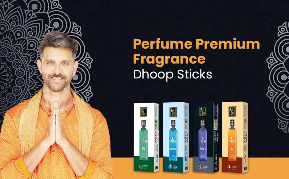 Zed Black Parfum Premium Fragrance Dhoop Sticks