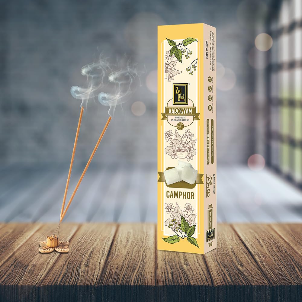 Zed Black Aarogyam Camphor Incense Sticks Kapoor Incense Stick