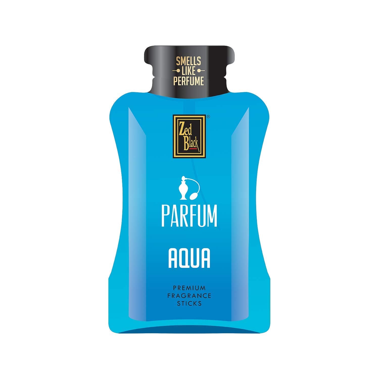 Zed Black Zipper-Parfum Mix-Medium Fragrance Agarbatti / Incense Sticks (Pack of 4) for Everyday Use Aroma Sticks - Zipper Pack