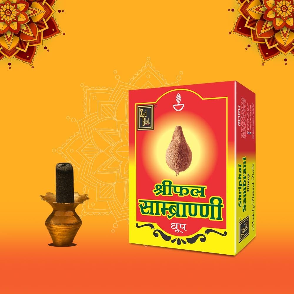 Zed Black Shriphal Sambrani Dhoop  Sticks