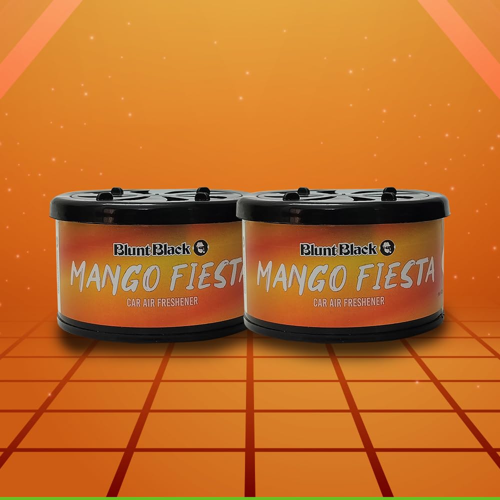 Zed Black Car Air Freshener Blunt Black | Car Perfumes | Dashboard Car Freshener | Luxury Fragrance For Car, Home, Office Interior | Long Lasting Car Perfume - Pack Of 2 U