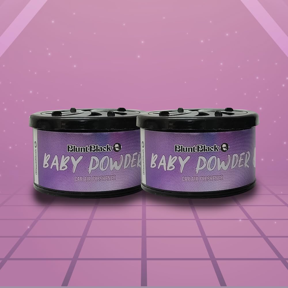 Zed Black Car Air Freshener Blunt Black | Car Perfumes | Dashboard Car Freshener | Luxury Fragrance For Car, Home, Office Interior | Long Lasting Car Perfume - Pack Of 2 U