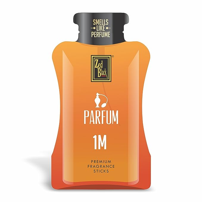 Zed Black Zipper-Parfum Mix-Medium Fragrance Agarbatti / Incense Sticks (Pack of 4) for Everyday Use Aroma Sticks - Zipper Pack