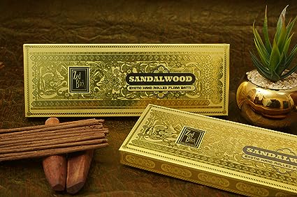 Zed Black Sandalwood Hand-Rolled Flora Batti - Pack of 1 Agarbatti / Incense Batti, Long-Lasting Incense Sticks for Special Puja Experience, Festivals, Occasions, Ideal for Gifting GoodVibes Pack ( Approx 70 Agarbatti Sticks | Handrolled