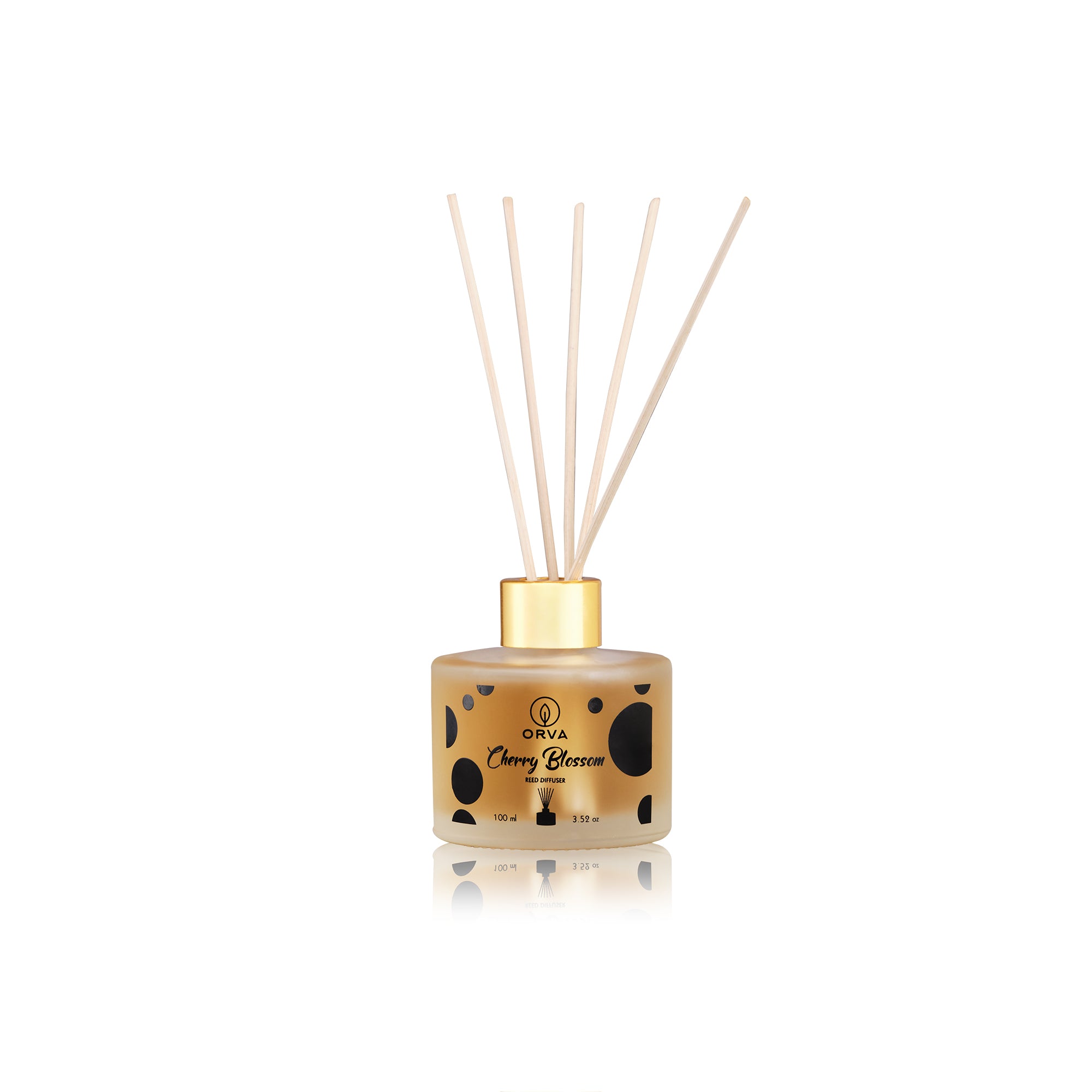Orva Reed Diffuser Fragrance for Home, Workplace, Enclosed Spaces | 100ml | Includes 6 Rattan Sticks Free | Stress Relief | Mood Enhancer (Pack of 1)