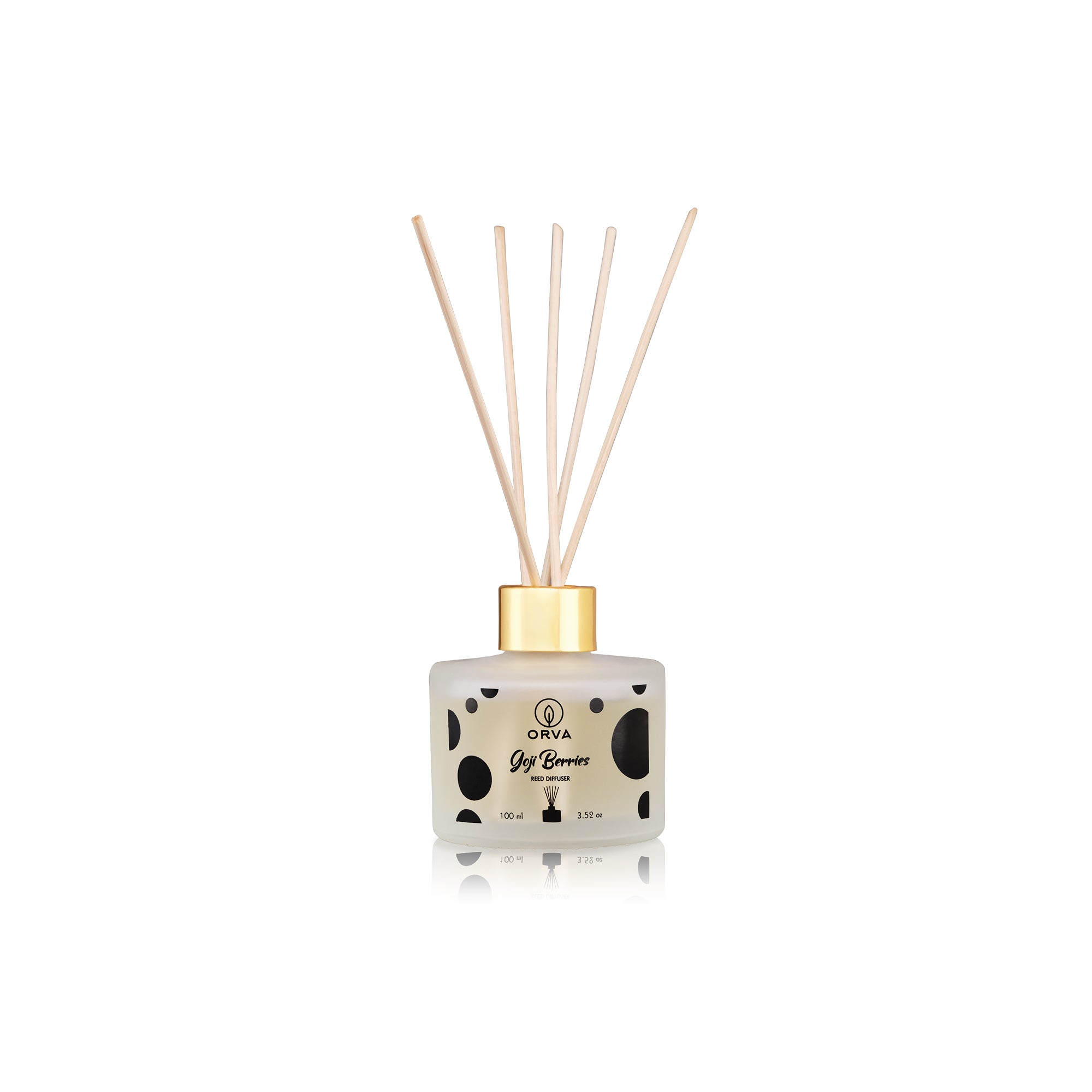 Orva Reed Diffuser Fragrance for Home, Workplace, Enclosed Spaces | 100ml | Includes 6 Rattan Sticks Free | Stress Relief | Mood Enhancer (Pack of 1)