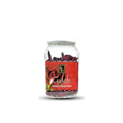 Zed Black Dhoop Big Cones in Jar Packing Incense Dhoop Cones – 3 Fragrances (- Mogra, Chandan & Gulab) | Combo Assorted Dhoop, 3x80 Cones