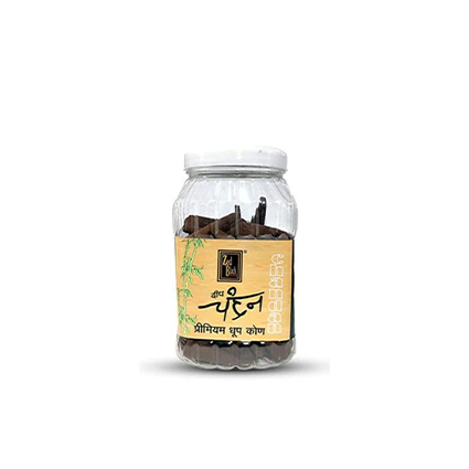 Zed Black Dhoop Big Cones in Jar Packing Incense Dhoop Cones – 3 Fragrances (- Mogra, Chandan & Gulab) | Combo Assorted Dhoop, 3x80 Cones