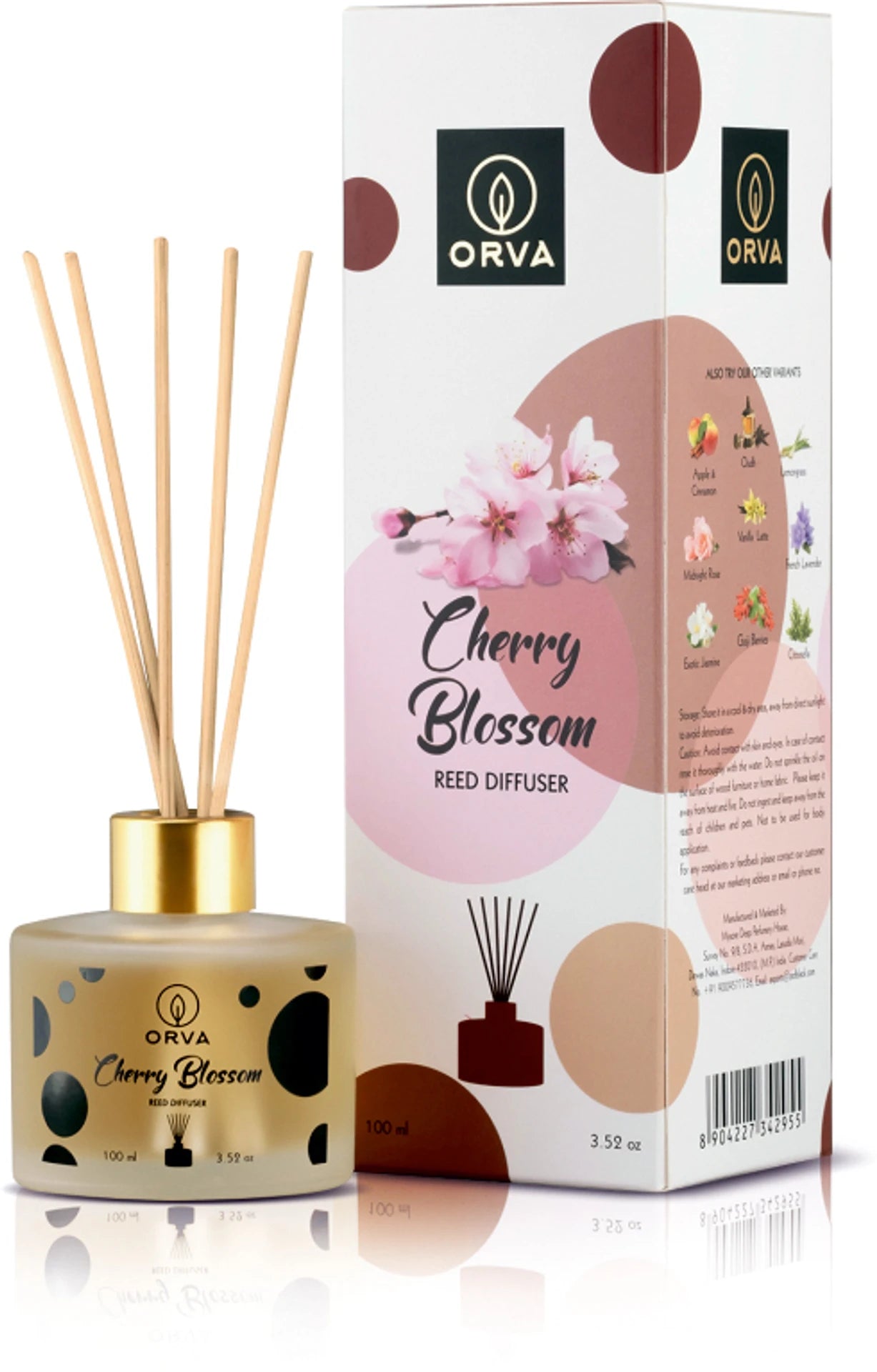 CHERRY BLOSSOM Reed Diffuser Fragrance Include Diffuser Oil | 100ml