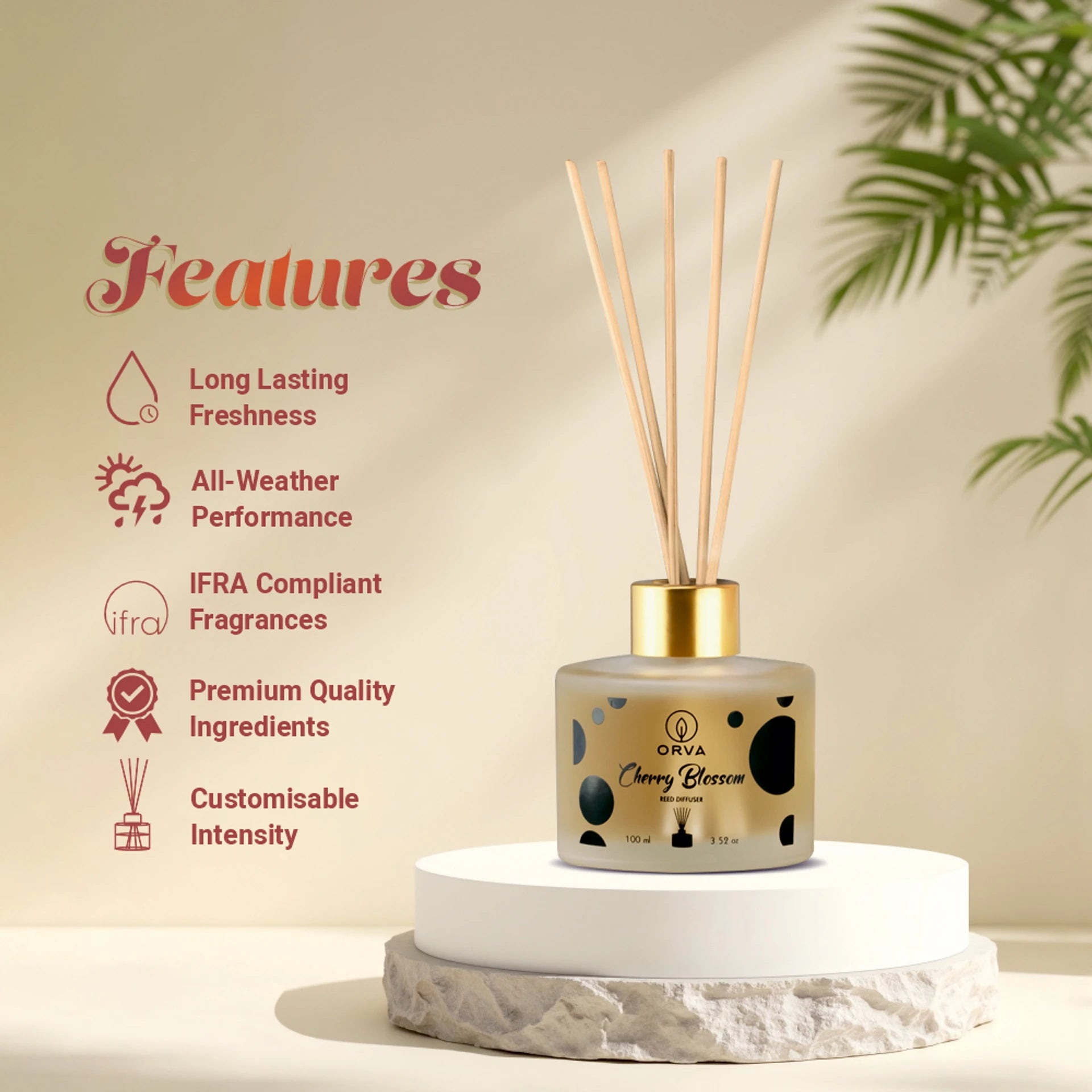 CHERRY BLOSSOM Reed Diffuser Fragrance Include Diffuser Oil | 100ml