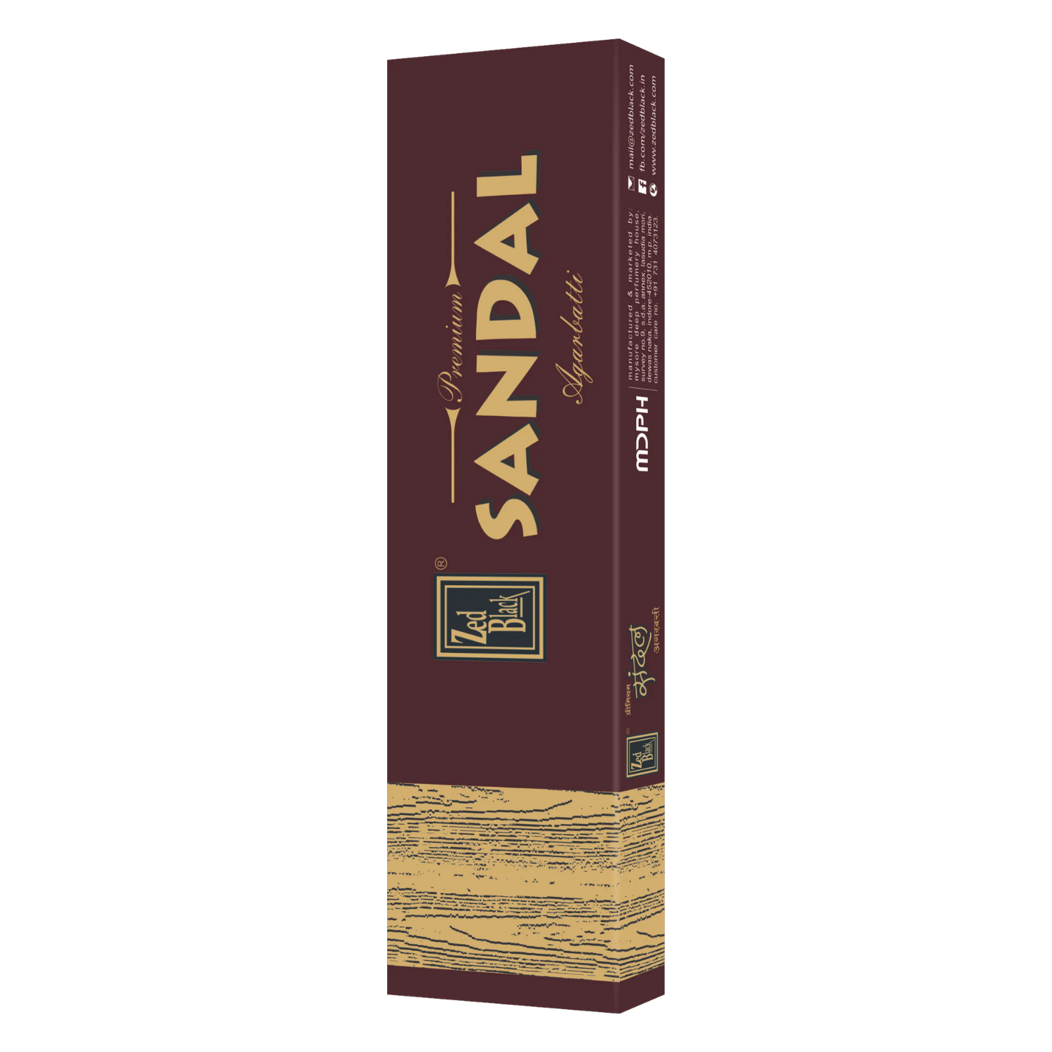Sandal Flora Premium Hand Rolled Agarbatti / Incense Sticks (Mini Pack)