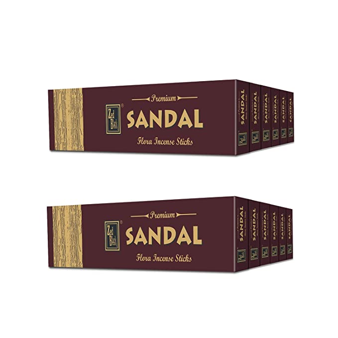 Sandal Premium Hand Rolled Sticks - Pack of 12 U