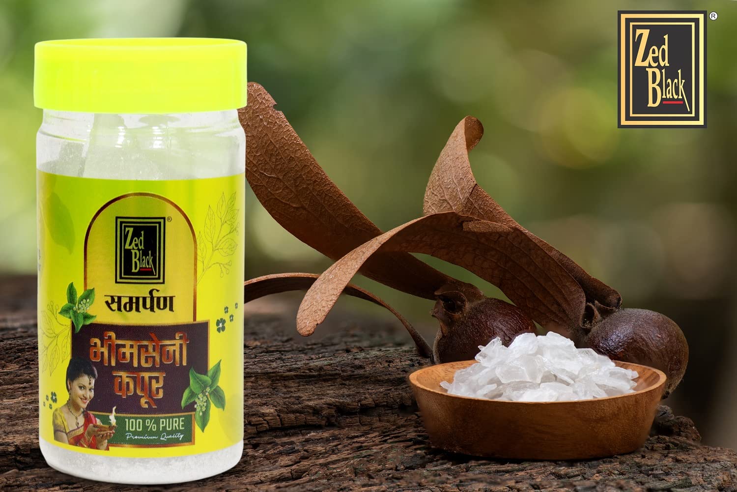 Zed Black Pure & Natural Bhimseni Camphor 100 g