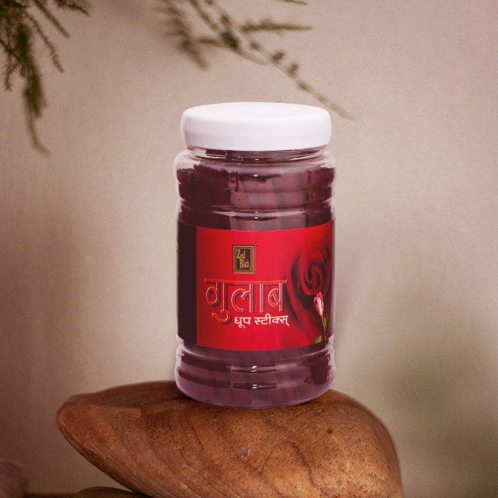 Gulab Dhoop Stick Jar (Bambooless)