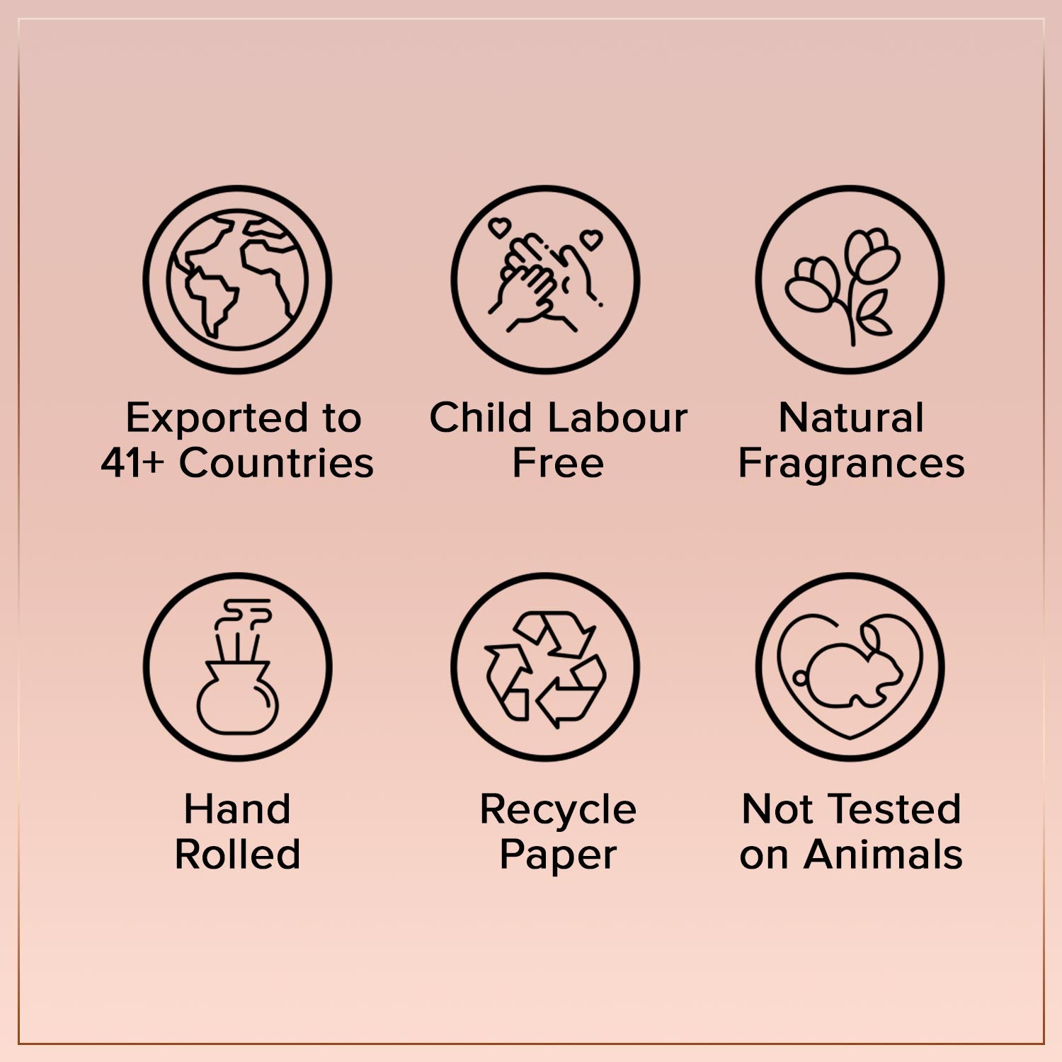 Zed Black Backflow Cone Sandal, Arij, Mogra, & Rose Tin Combo – Pack of 4